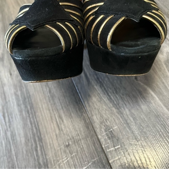 TRUTH OR DARE BY MADONNA WOMEN'S BLACK SUEDE STILETTO PUMP HEELS SIZE 8.5 - Picture 9 of 15